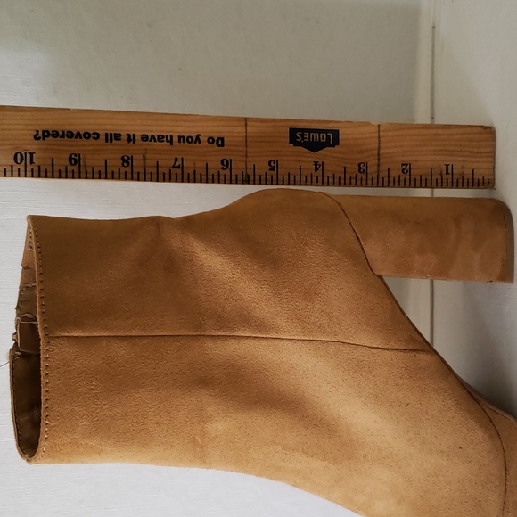 FOREVER 21 4" HEELED ANKLE BOOTS BROWN FAUX SUEDE NWT (SEE DESCRIPTION) … - Picture 7 of 12